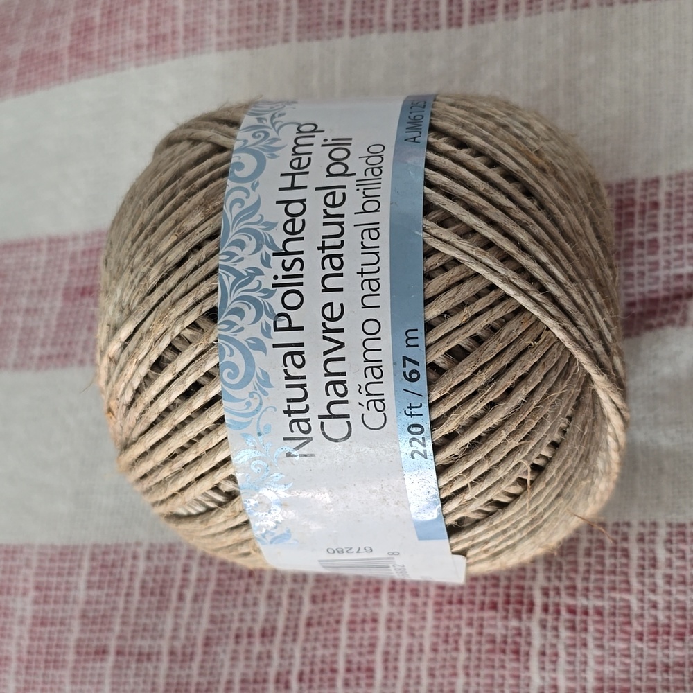 Cousin Corporation Natural Hemp Cord - NWT